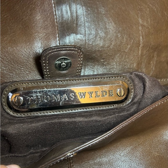 Thomas Wylde braided leather rhinestone skull crossbody bag - Picture 2 of 16